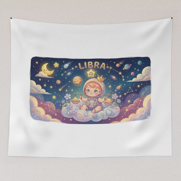 Item preview, Libra zodiac sign  designed and sold by Kalapriye.