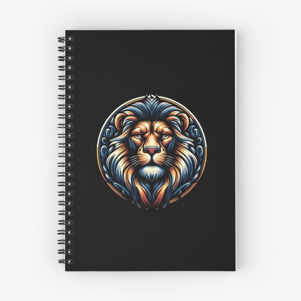 Item preview, Colorful lion illustration with intricate details and a majestic expression. designed and sold by beast-net.