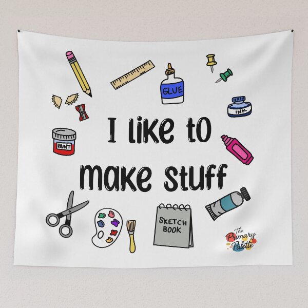 Item preview, Make Stuff- The Primary Palette designed and sold by Angela’s Doodles.