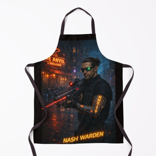 Item preview, Nash Warden - mercenary - Neo Arkham 2040 designed and sold by Beaurozier.