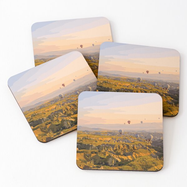 Item preview, Peaceful Mountain Sunrise Nature Illustration designed and sold by andinisalmae.