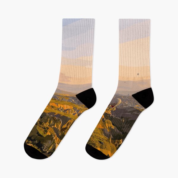 Item preview, Peaceful Mountain Sunrise Nature Illustration designed and sold by andinisalmae.