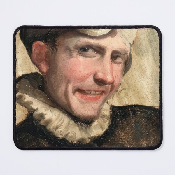 Item preview, Annibale Carracci Laughing Youth Baroque Portrait Old Master designed and sold by TheSoulOfArt.