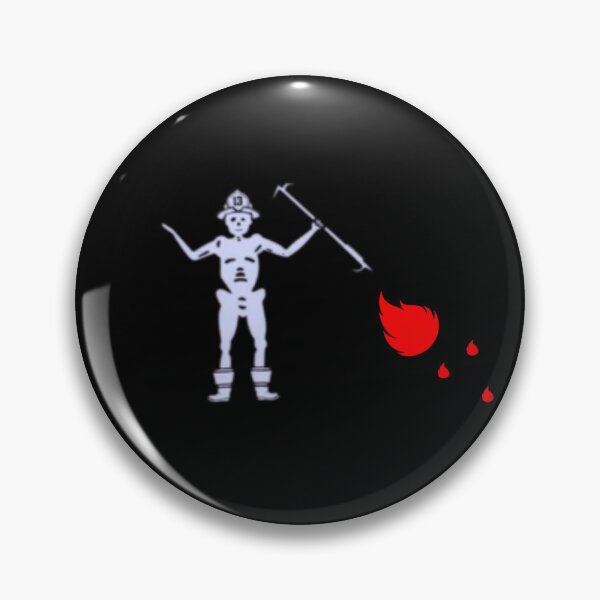 Item preview, Blackbeard Firefighter designed and sold by KillaStickers.