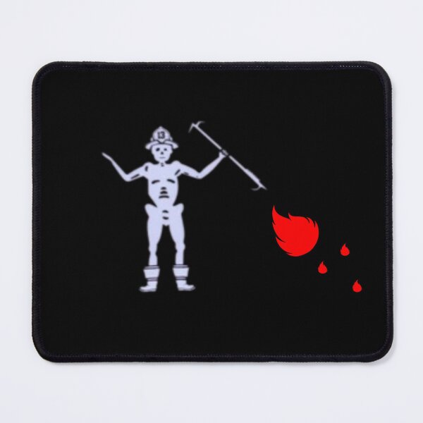 Item preview, Blackbeard Firefighter designed and sold by KillaStickers.