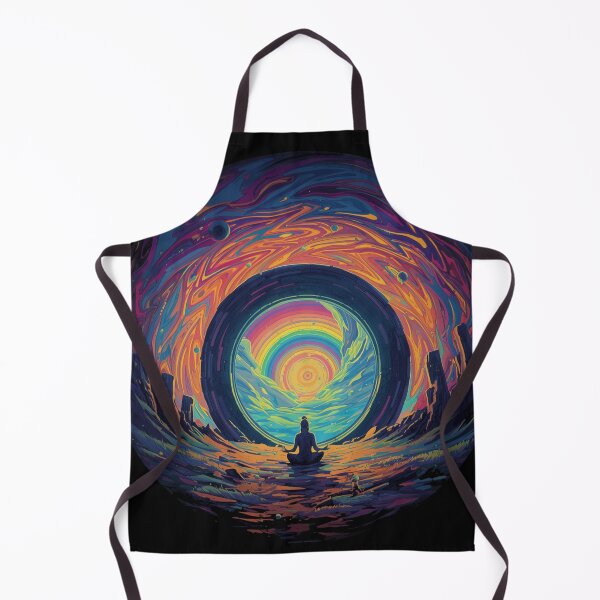 Item preview, Cosmic Meditation Portal – Psychedelic Visionary Street Art designed and sold by PLUSHIWORLDtm.