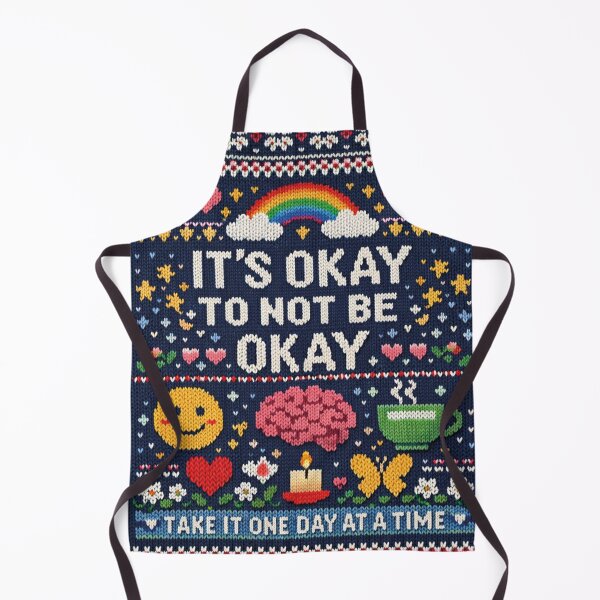 Item preview, Mental Health Knit Design: It's Okay Not To Be Okay designed and sold by Mauswohn.