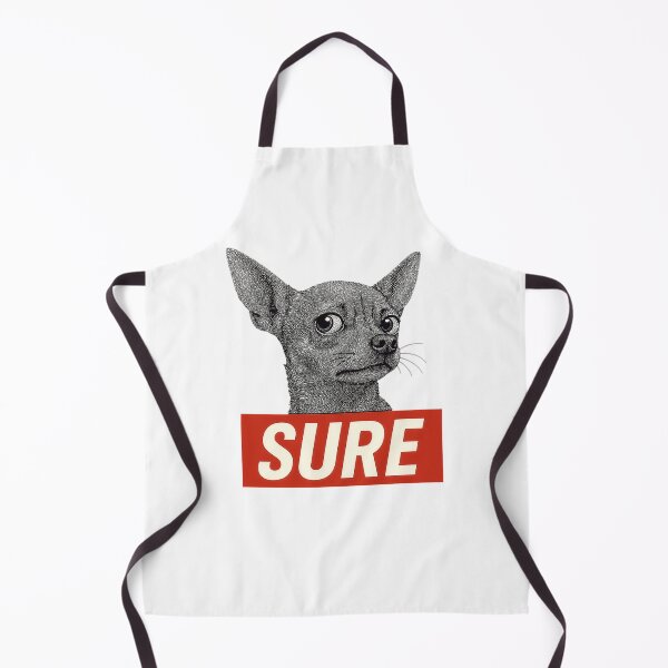 Item preview, URE Dog Meme – Minimalist Chihuahua Illustration designed and sold by sorryNOTsorry.brand.