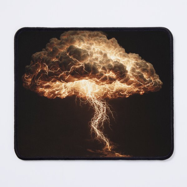 Item preview, Electric Cloud – Powerful Storm Energy Nature Illustration designed and sold by WordPlayStudio.