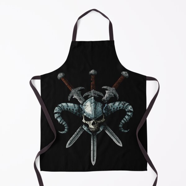 Item preview, Warrior Skull 3 swords designed and sold by I-gor.