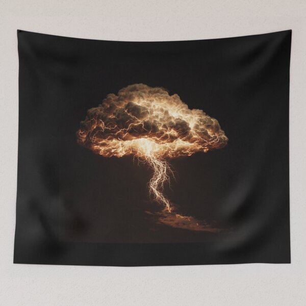Item preview, Electric Cloud – Powerful Storm Energy Nature Illustration designed and sold by WordPlayStudio.