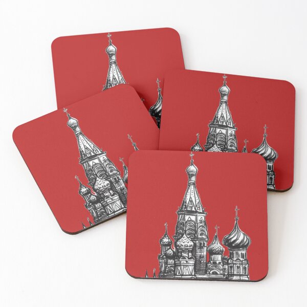 Item preview, St Basil's Basilica Sketch | Moscow Iconic Church designed and sold by Based History.