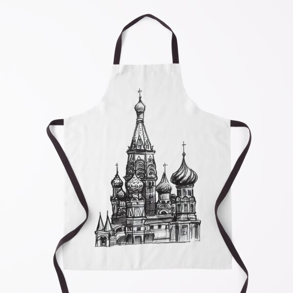 Item preview, St Basil's Basilica Sketch | Moscow Iconic Church designed and sold by Based History.