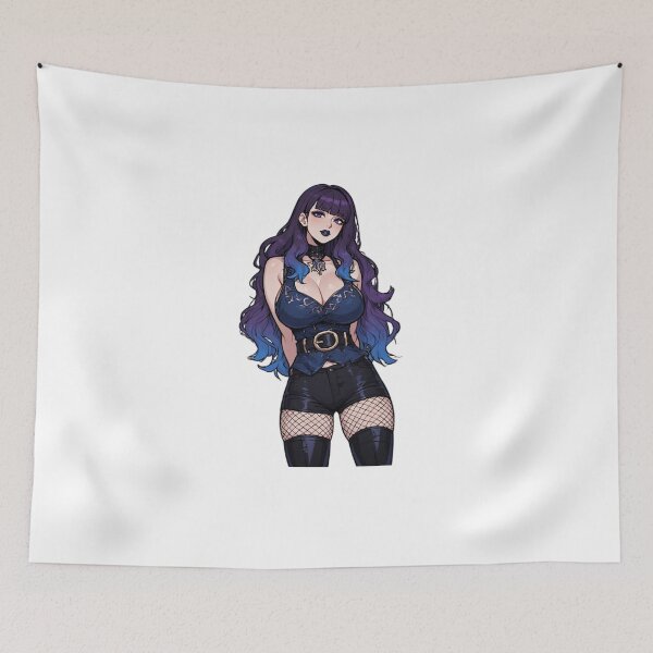 Item preview, Gothic Anime Waifu Girl designed and sold by VDDDesign.