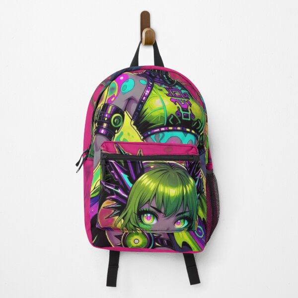 Item preview, Cyberpunk Toxic Slime Goddess – Neon Glow Hair & Acid Aura designed and sold by RadaQueen.