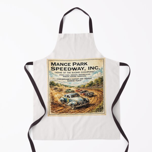 Item preview, Mance Park Auto Races Poster Variation color version designed and sold by Helios Be. Lavsh.