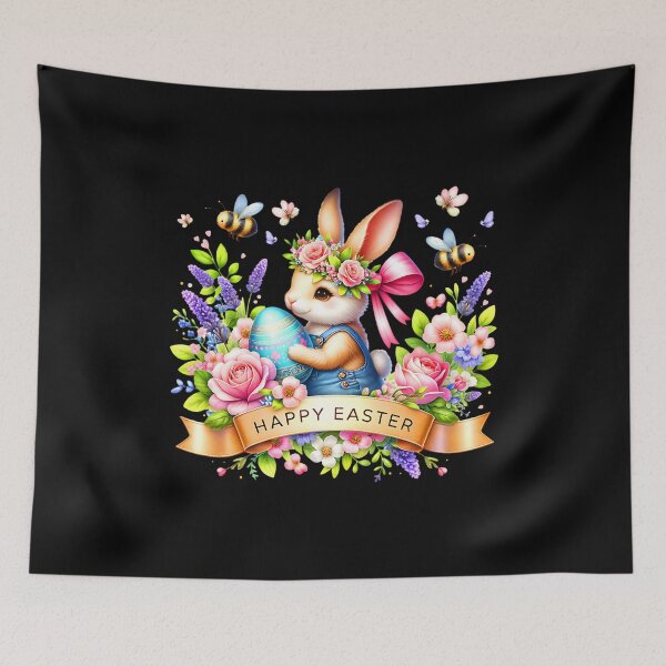 Item preview, Cute Rabbit Easter Design – Spring Bunny Graphic for Stickers & Gifts designed and sold by artedigital99.