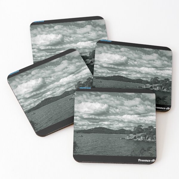 Item preview, "Pellegrin Island - Bormes-les-Mimosas" (Black & White) designed and sold by Alan-David.