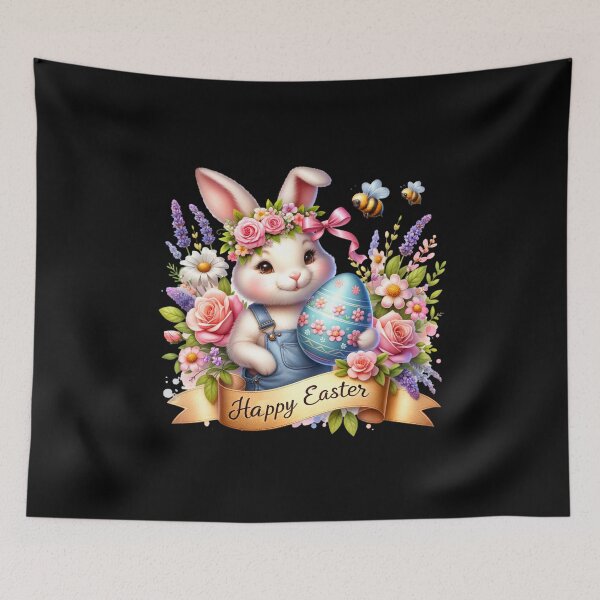 Item preview, Easter Bunny Pastel Art – Sweet Spring Rabbit Design designed and sold by artedigital99.