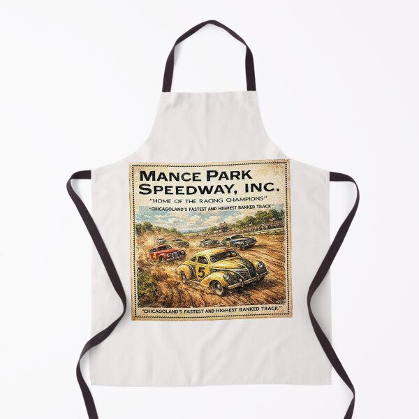 Item preview, Mance Park Auto Races Poster Variation color version#1 designed and sold by Helios Be. Lavsh.