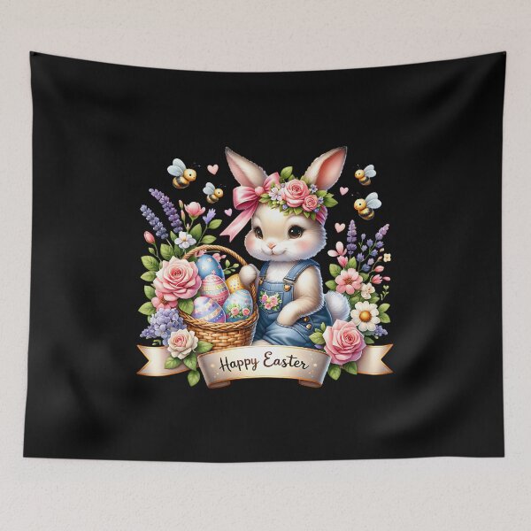 Item preview, Easter Bunny Party – Fun Spring Rabbit Graphic for Apparel designed and sold by artedigital99.