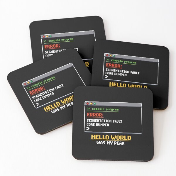 Item preview, Hello World Was My Peak Coding and Programming Humor designed and sold by SplashTastic.