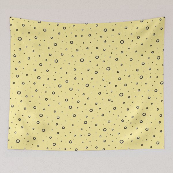 Item preview, Minimalist Polka Dot Pattern – Hand Drawn Dots on Yellow Background designed and sold by DrizzyV.