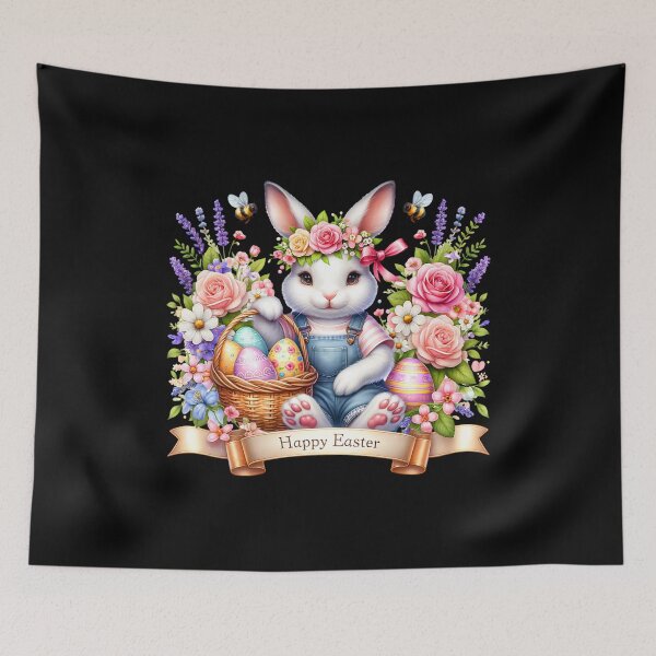 Item preview, Sweet Spring Bunny – Cute Easter Rabbit Artwork for Gifts designed and sold by artedigital99.