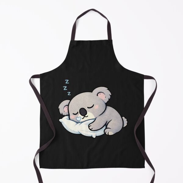 Item preview, Sleepy Koala Hugging Pillow – Cute Kawaii Lazy Sleep Meme Embroidered Patch Style designed and sold by ColorSplash123.