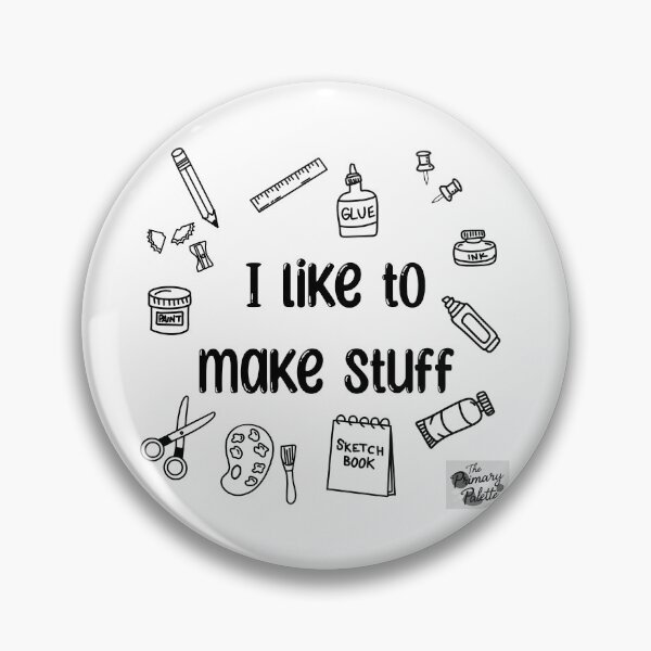 Item preview, B&W Make Stuff- The Primary Palette designed and sold by Angela’s Doodles.