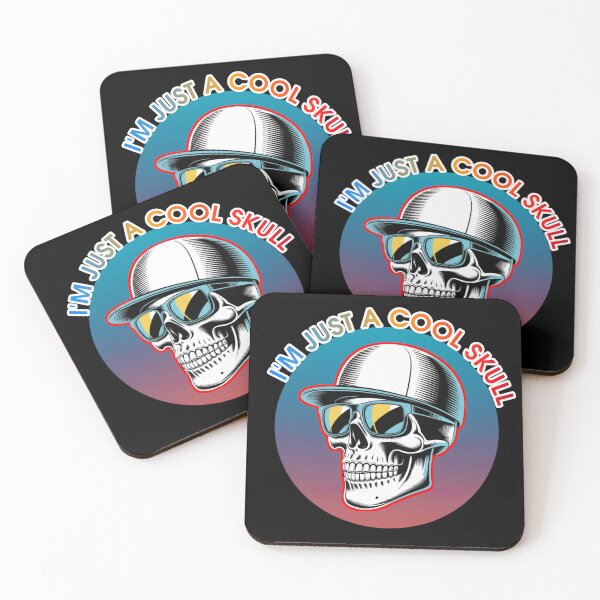 Item preview, I'm Just A Cool Skull designed and sold by ZooStateofMind.