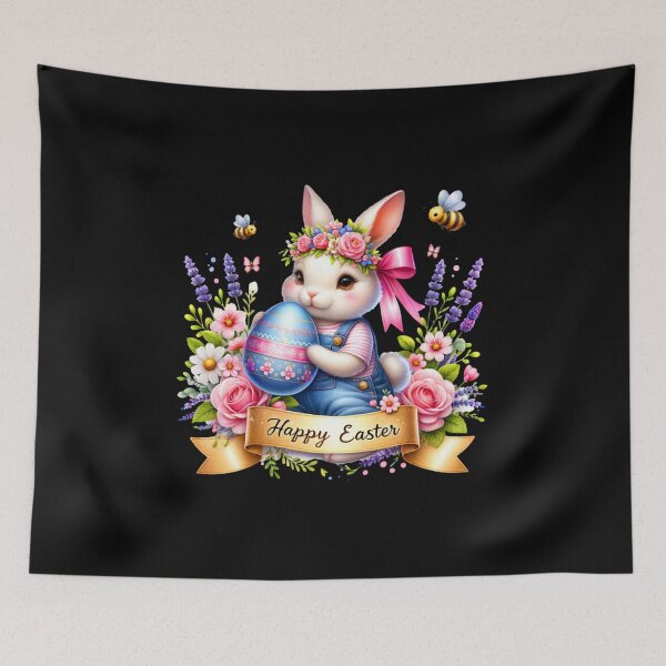 Item preview, Easter Rabbit Celebration – Festive Bunny Graphic for Stickers designed and sold by artedigital99.