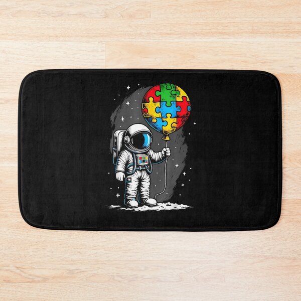 Item preview, Astronaut Balloon Autism Awareness Space Autistic Kids Boys designed and sold by Boutkimaewab.