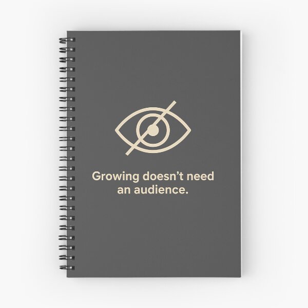 Item preview, Growing No Audience Mindset designed and sold by Brain Fog Lab.