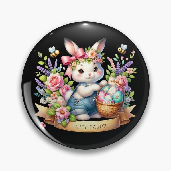 Artikelvorschau, Niedlicher Osterhase – Frühlingshaftes Hasendesign entworfen und verkauft von artedigital99.