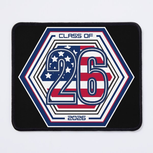 Item preview, Class of 2026 – Patriotic Senior Year Graduation Design with American Flag Style designed and sold by GFamilyC.