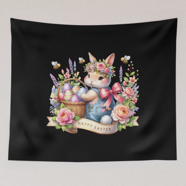 Item preview, Pastel Easter Bunny Aesthetic – Cute Spring Rabbit Artwork designed and sold by artedigital99.