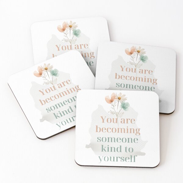 Item preview, Becoming Kind to Yourself Floral designed and sold by CoquetteLunaCo.