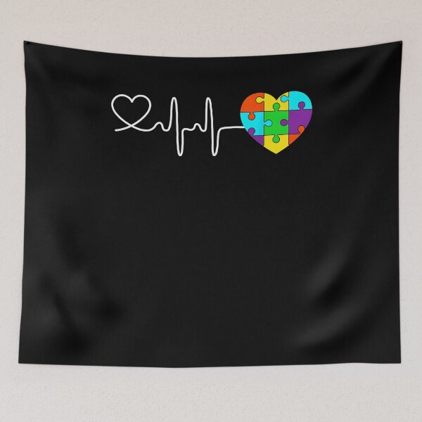 Item preview, Love Heart Puzzle Acceptance Men Women Kids Autism Awareness designed and sold by Boutkimaewab.