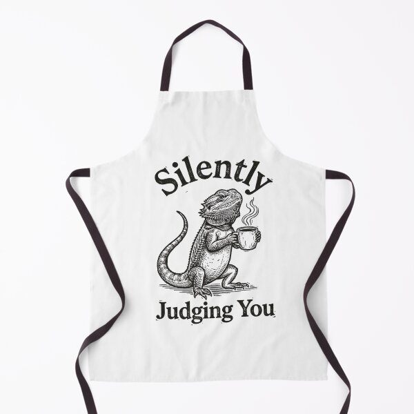 Item preview, Silently Judging You - Funny Bearded Dragon Coffee Lover Reptile Design designed and sold by gooseprinttees.
