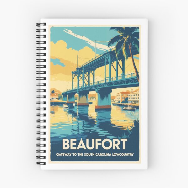 Item preview, Beaufort South Carolina Drawbridge Retro Travel Poster – Lowcountry Vintage Art designed and sold by bobparduephoto.