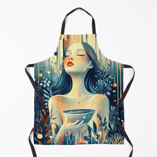 Item preview, Spiritual Woman Holding Bowl Dreamlike Portrait designed and sold by Shoot-The-Moon.