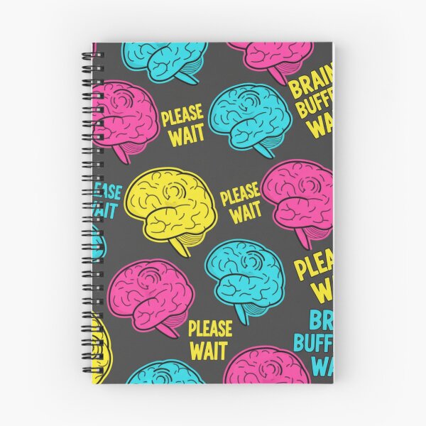 Item preview, Playful Brain Illustration Pattern designed and sold by StickVerse by Owais.