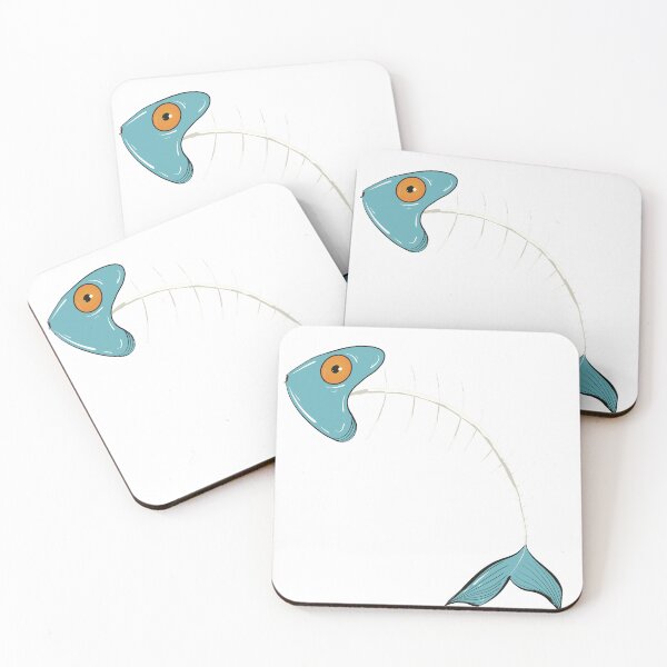 Item preview, The white-boned fish designed and sold by Kalhanne.