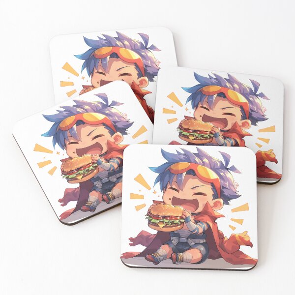 Item preview, Kamina Gurren Lagann Chibi Burger Energy designed and sold by earlobejerk.