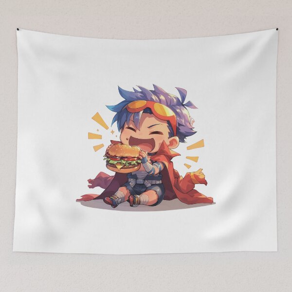 Item preview, Kamina Gurren Lagann Chibi Burger Energy designed and sold by earlobejerk.