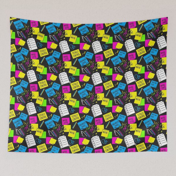 Item preview, Lively Office Supplies Pattern designed and sold by StickVerse by Owais.