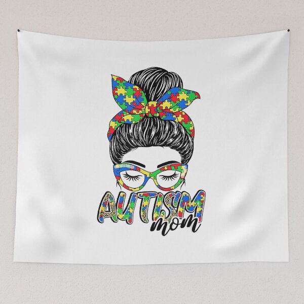Item preview, Autism Mom Awareness Autistic Coquette Bow designed and sold by Boutkimaewab.