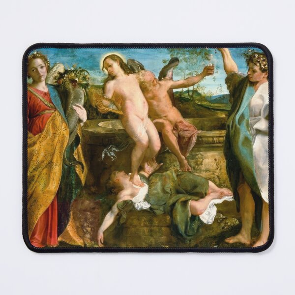 Item preview, Annibale Carracci Allegory Truth Time Baroque Mythological Painting designed and sold by TheSoulOfArt.