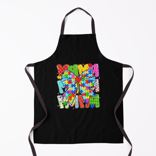 Item preview, Autism Awareness Mama Puzzle Piece Coquette Bow Ribbon Women designed and sold by Boutkimaewab.